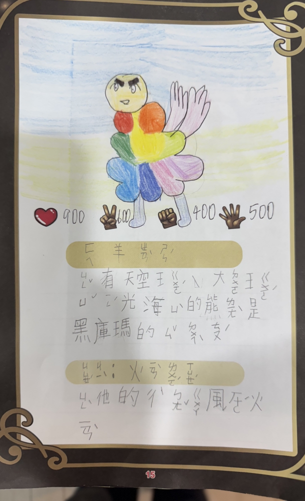 大墩卡繪畫比賽-原國小1年級組-張珮涵