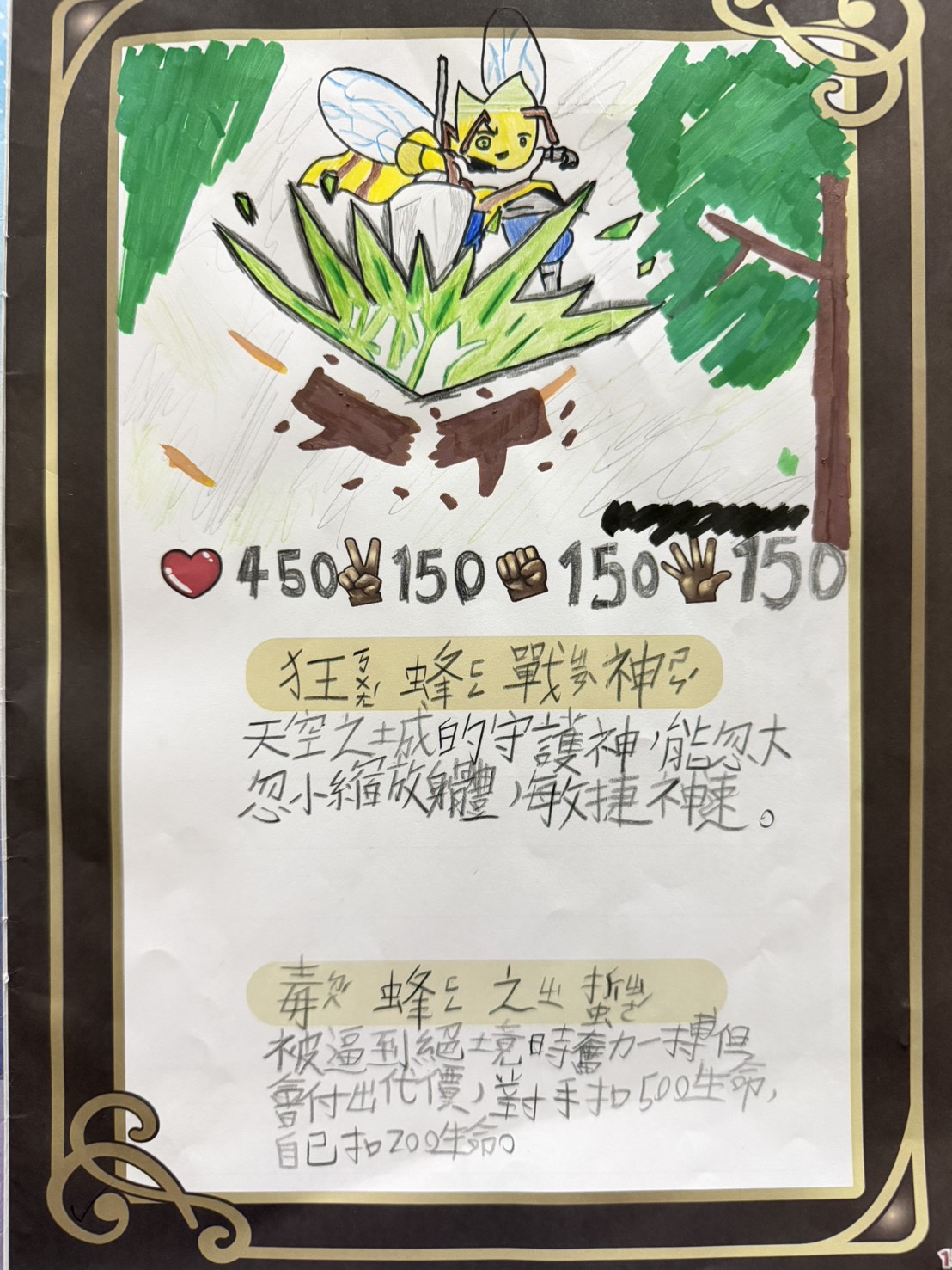 大墩卡繪畫比賽-狂蜂戰神