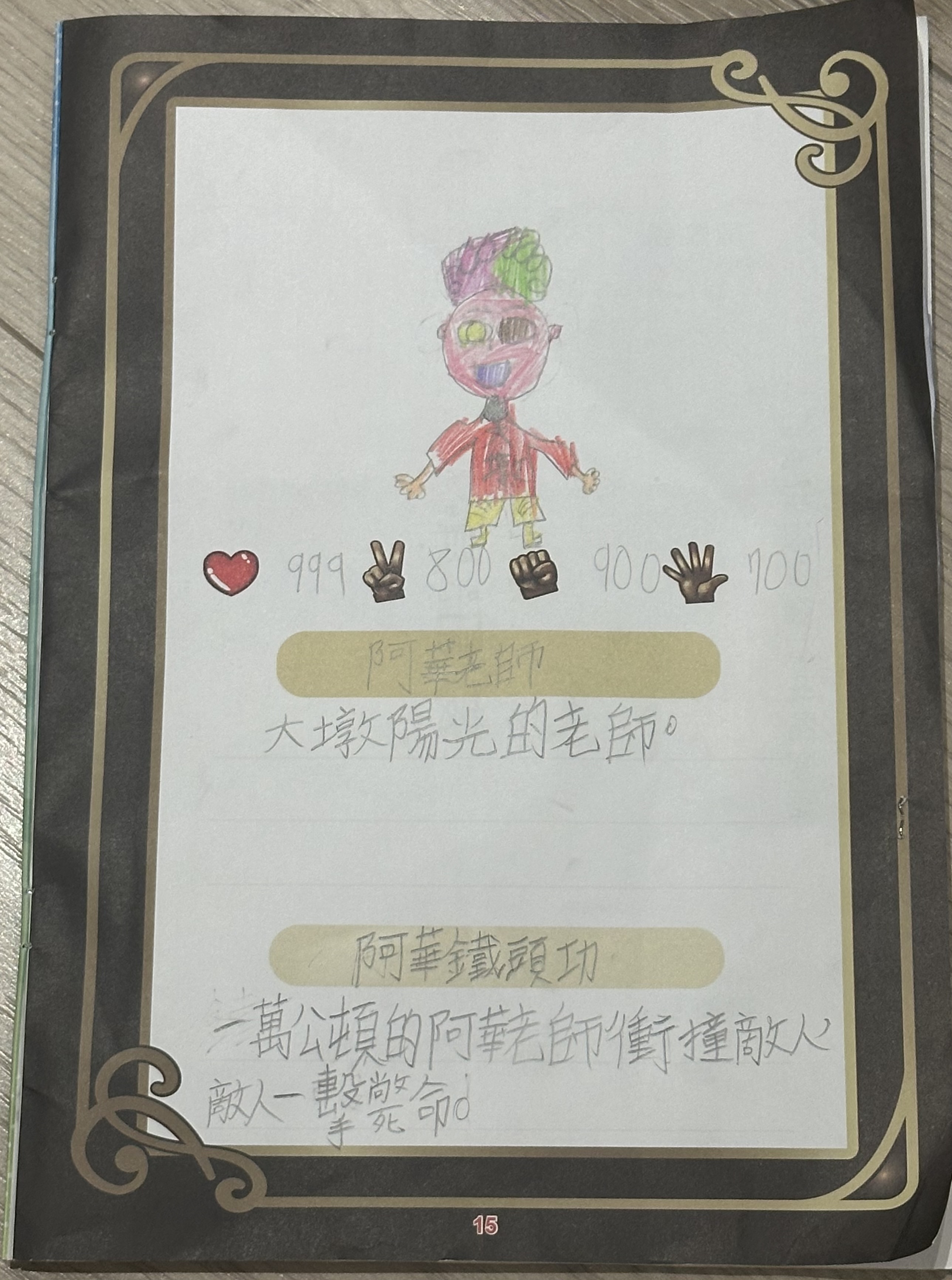 大墩卡繪畫比賽-阿華老師