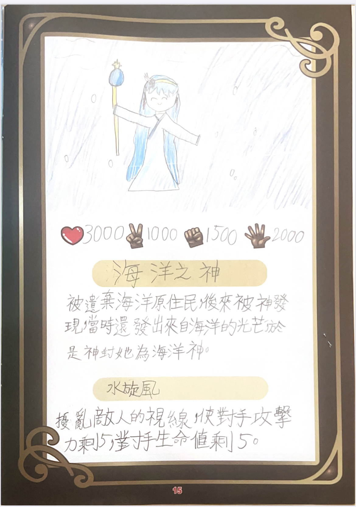 大墩卡繪畫比賽-海洋之神