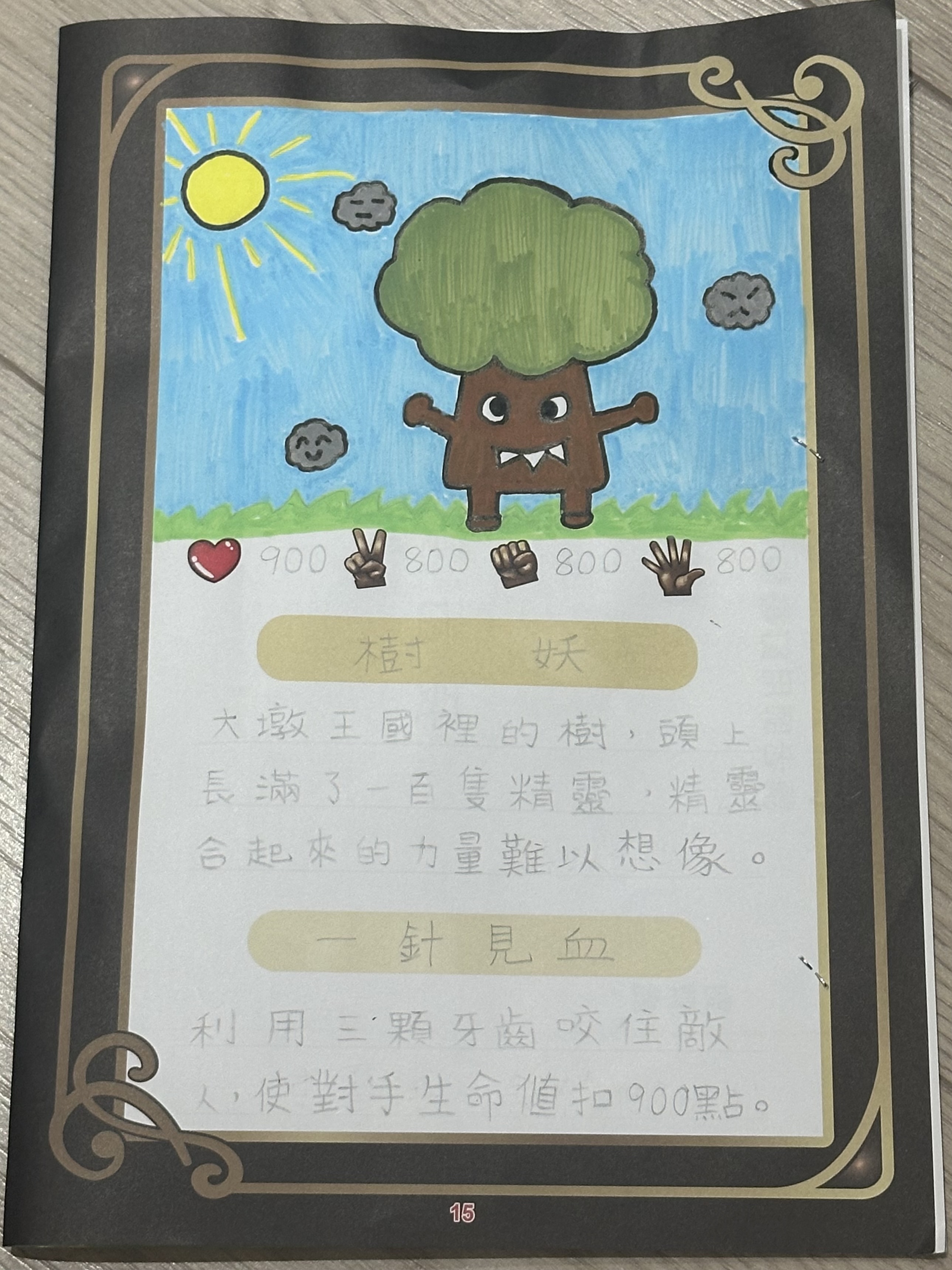 大墩卡繪畫比賽-樹妖