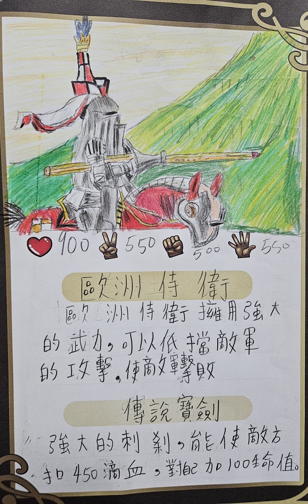 大墩卡繪畫比賽-原國小4年級組-陳新佑