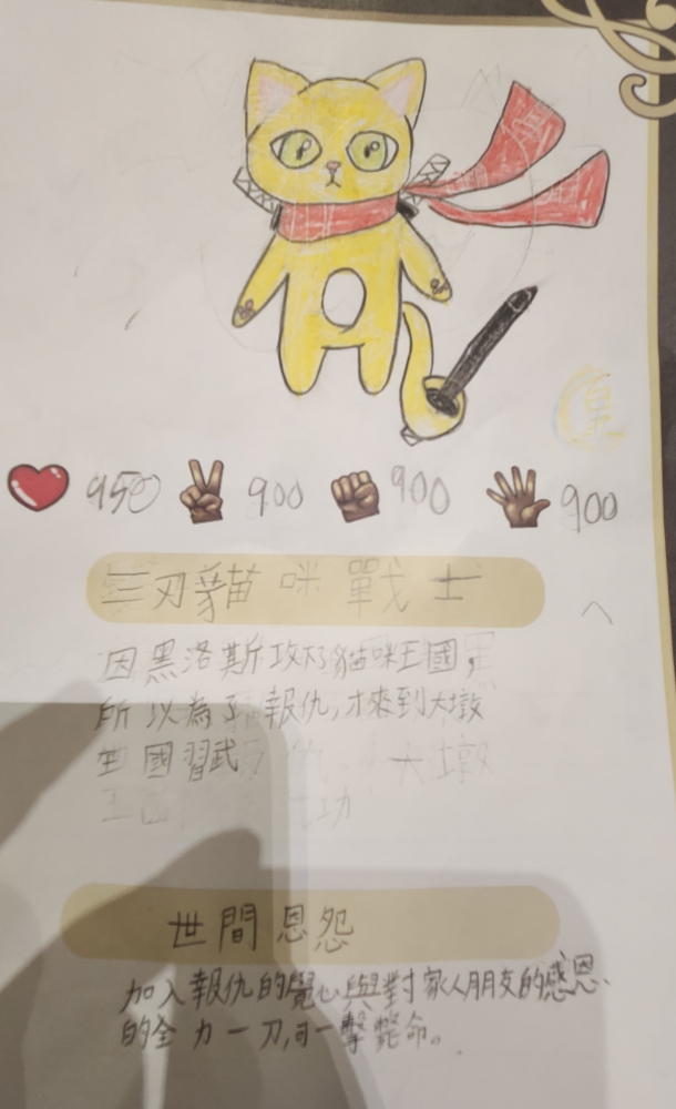 大墩卡繪畫比賽-國小3年級組-陳維字