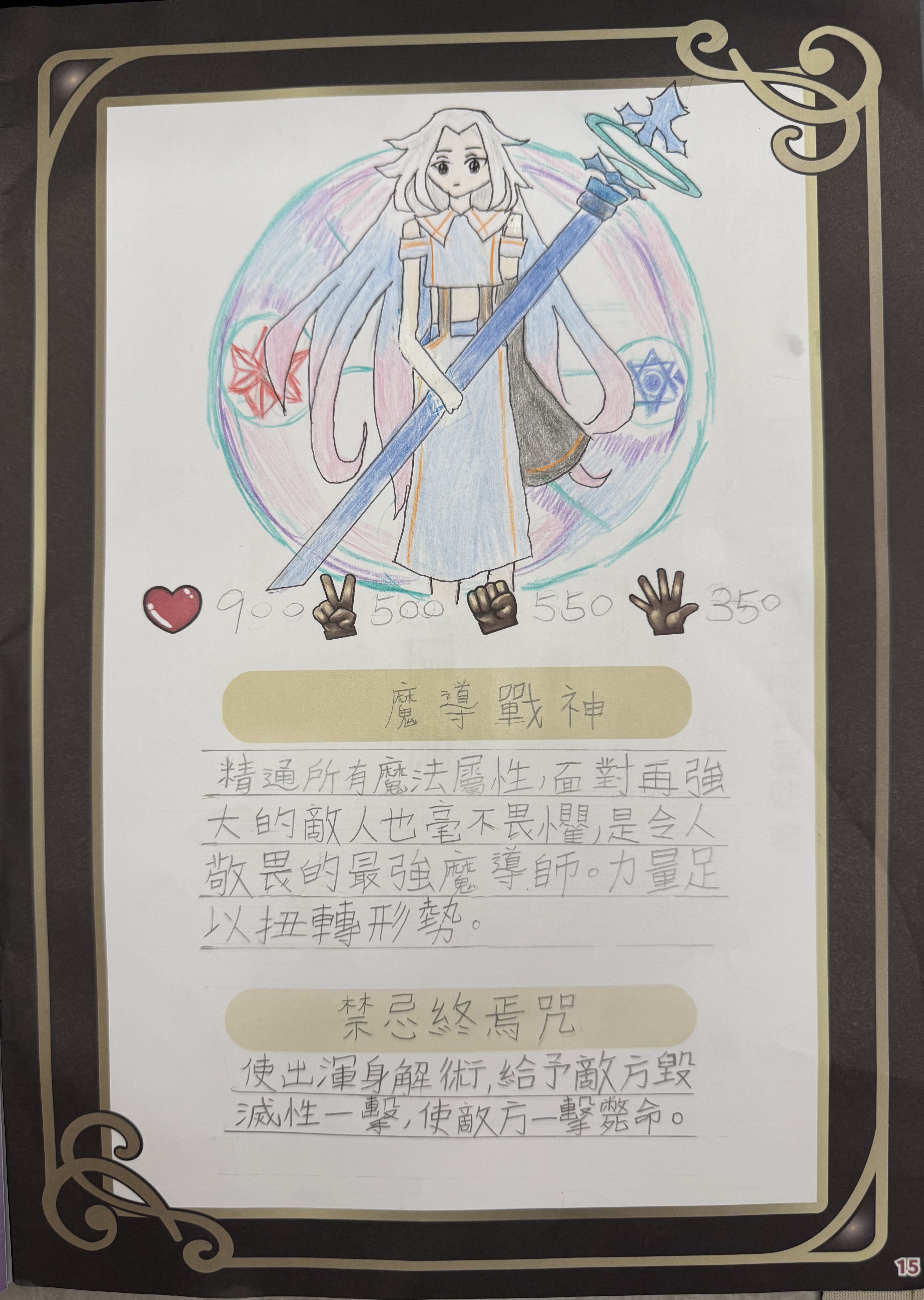 大墩卡繪畫比賽-魔導戰神