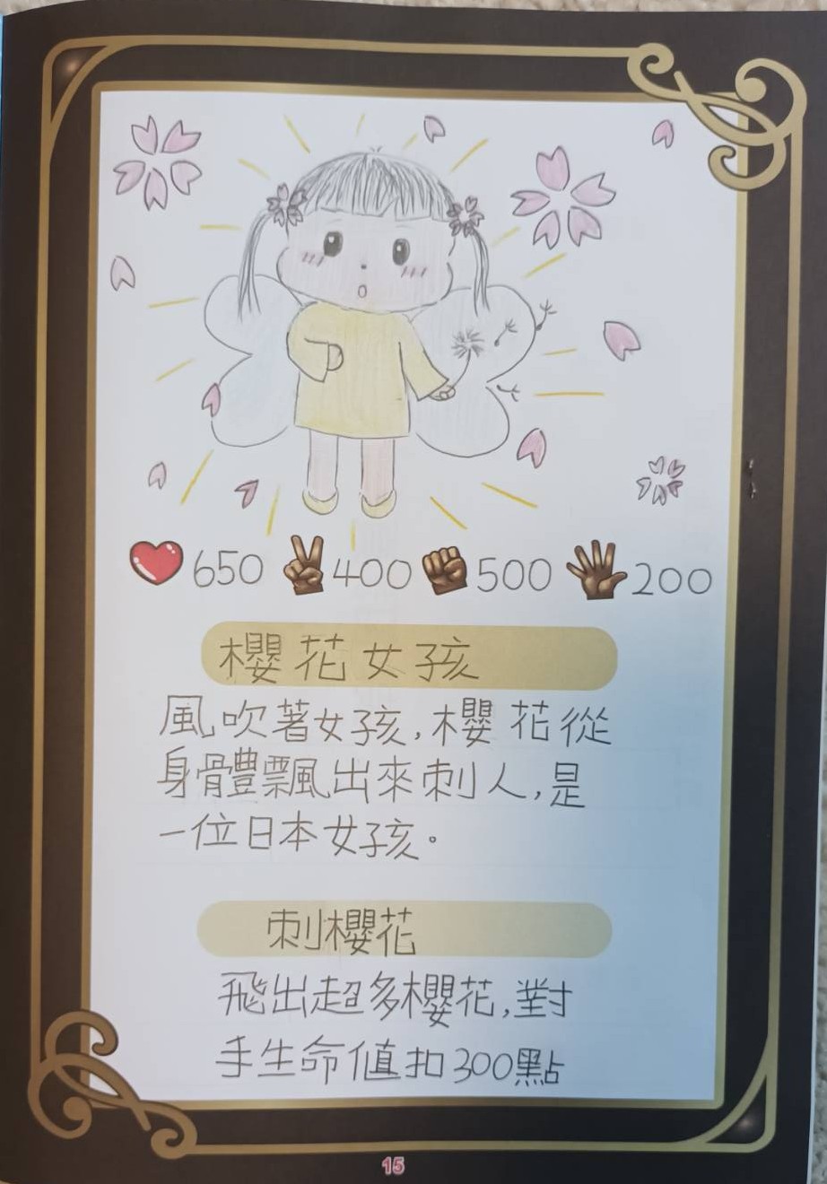 大墩卡繪畫比賽-櫻花女孩