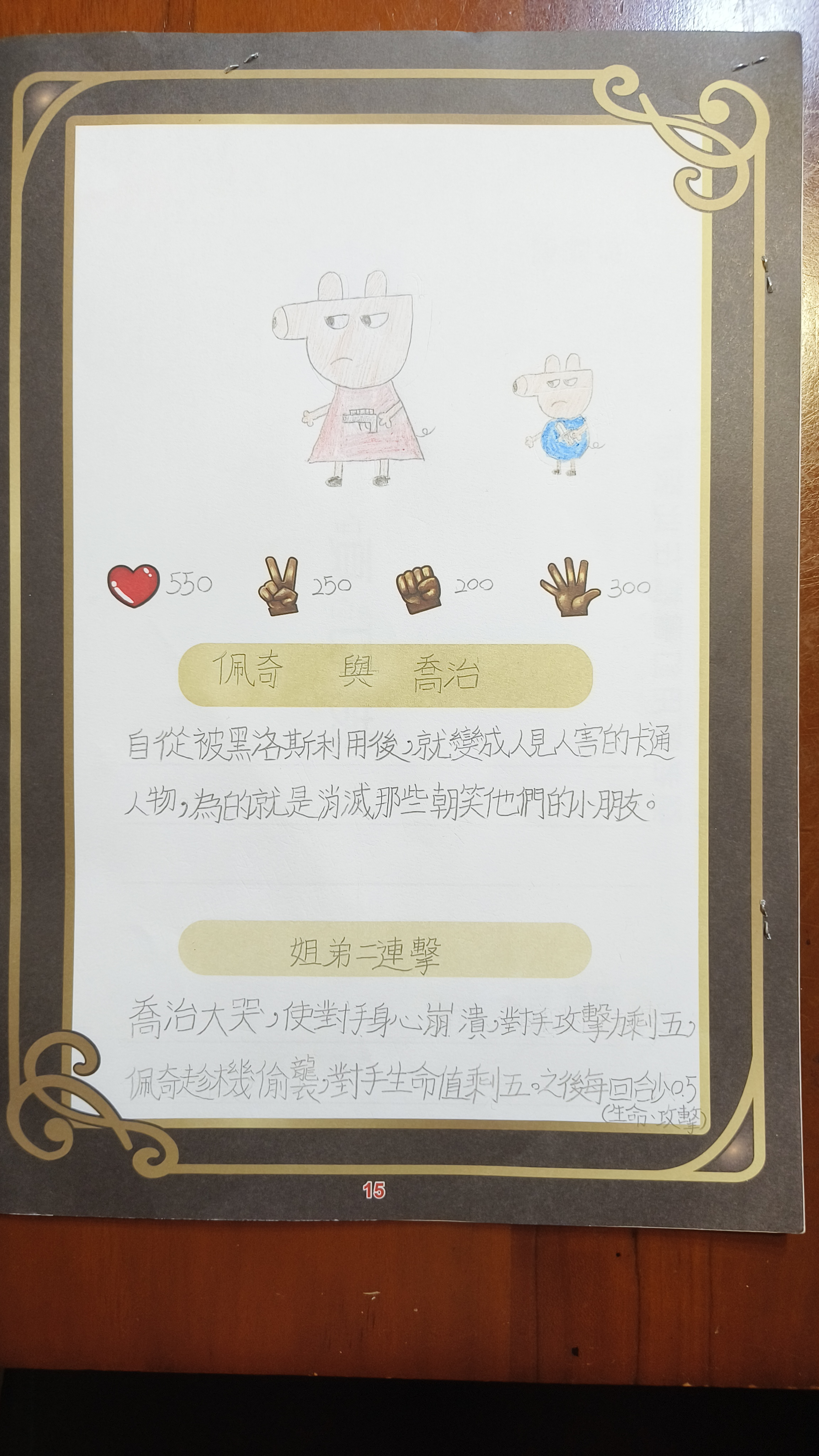 大墩卡繪畫比賽-佩奇與喬治