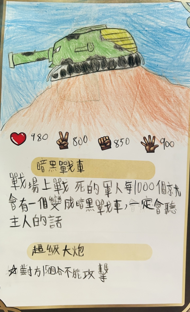 大墩卡繪畫比賽-原國小5年級組-張晉維
