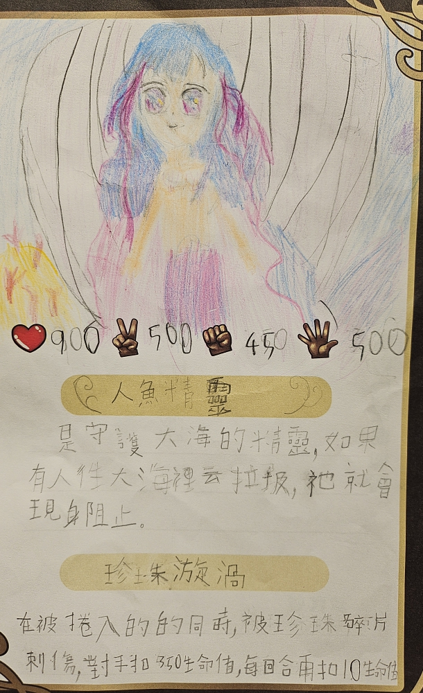 大墩卡繪畫比賽-原國小5年級組-李宇璿
