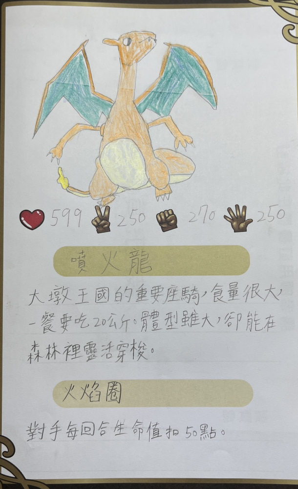 大墩卡繪畫比賽-原國小5年級組-潘正浩