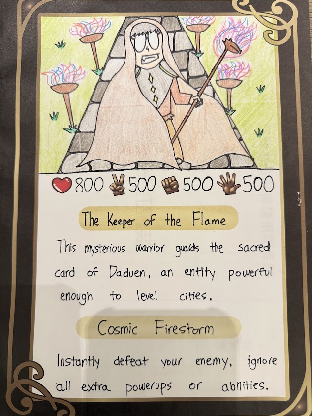 大墩卡繪畫比賽-The Keeper of the Flame