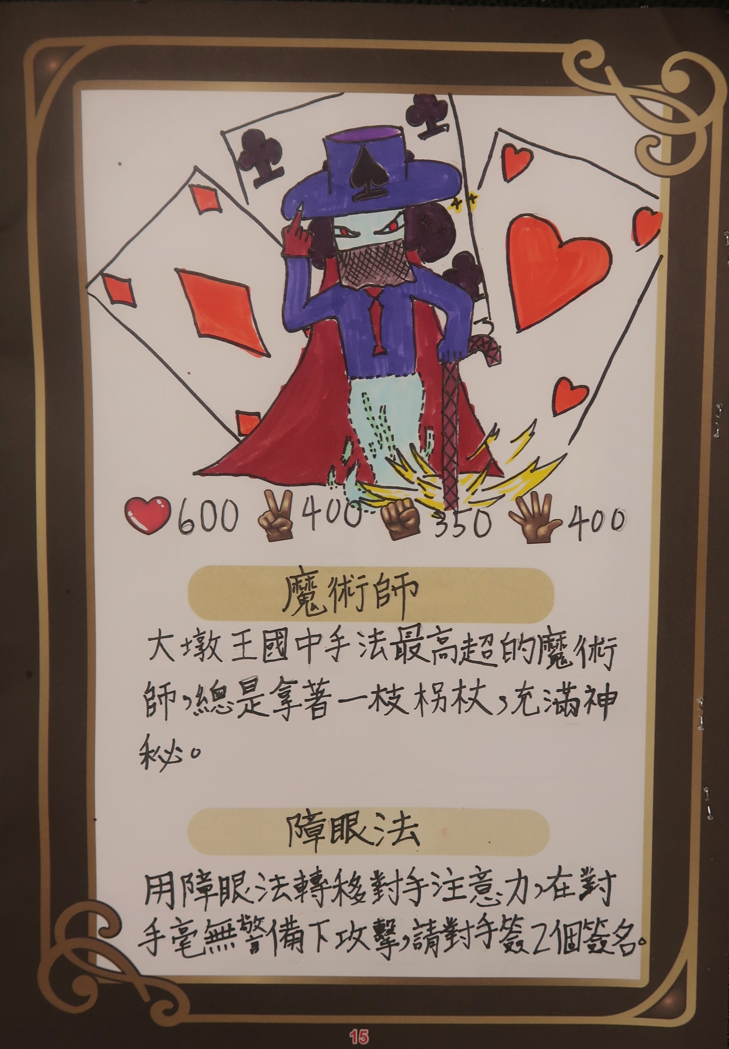 大墩卡繪畫比賽-魔術師